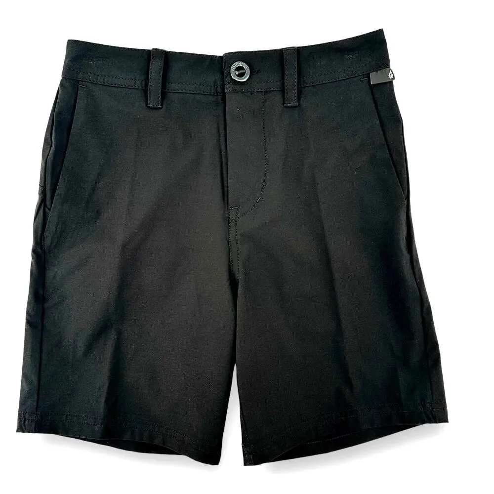 Volcom Frickin Cross Shred Static Shorts Big Boys Size 26 Medium 12 Black